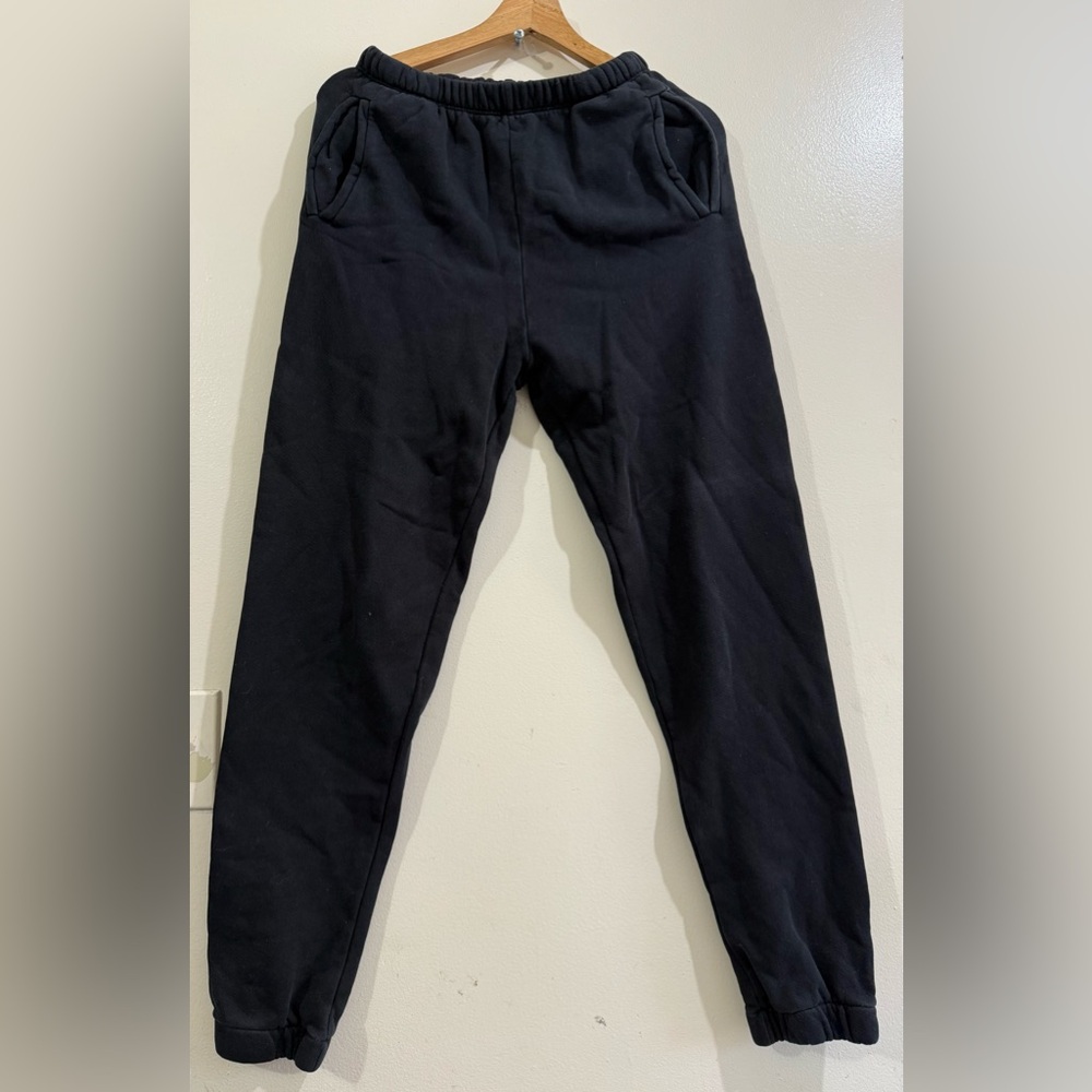 Joah Brown Black Jogger Sweatpants with Elastic Waistband
